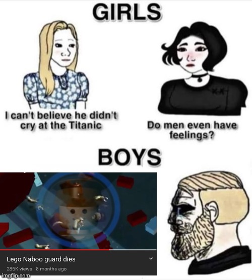 sad moment for the boys | image tagged in do men even have feelings | made w/ Imgflip meme maker