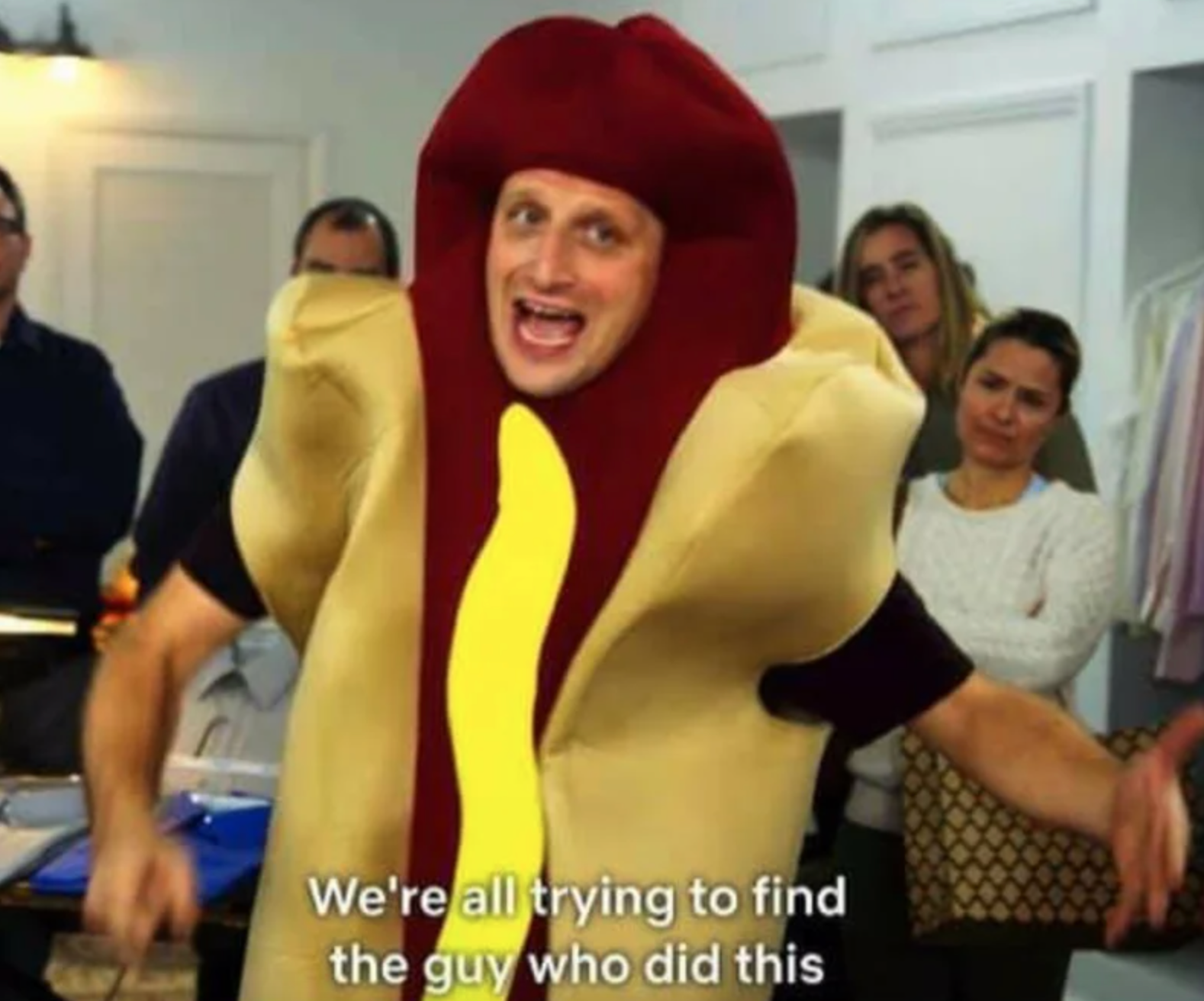 Tim Robinson Hot Dog Blank Meme Template