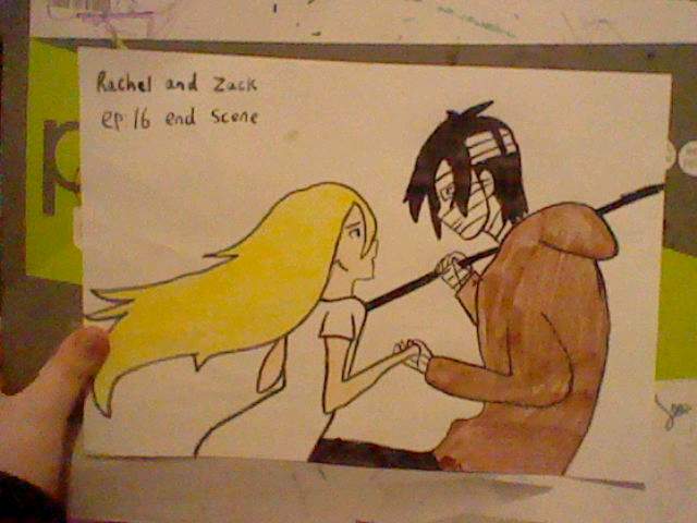 Rachel and Zack drawing | made w/ Imgflip meme maker