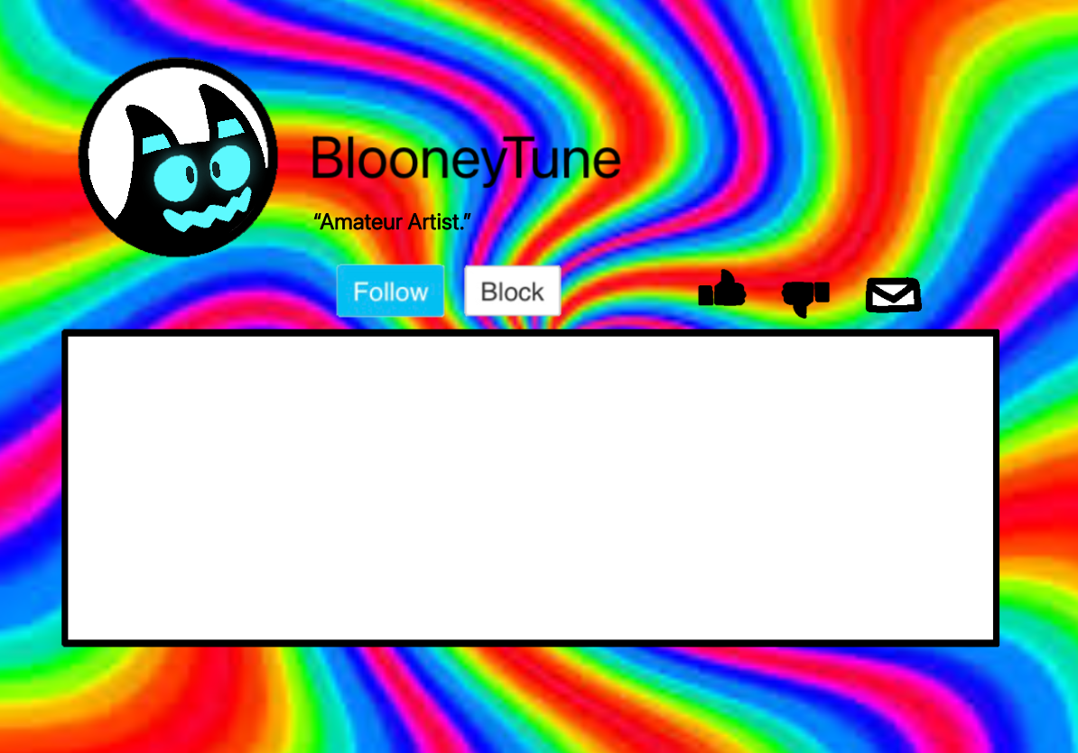 Bloo’s BETTER Anouncement Blank Meme Template