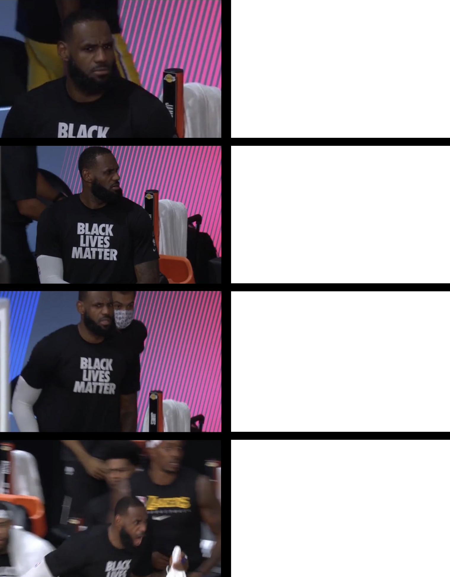 LeConfused, LeRealization, LeCorrection Blank Meme Template