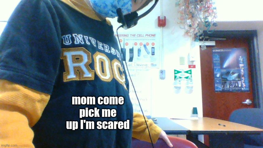 among us mom come pick me up im scared Blank Meme Template