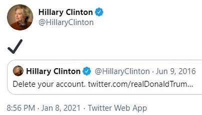 Hillary Clinton delete your account Blank Meme Template