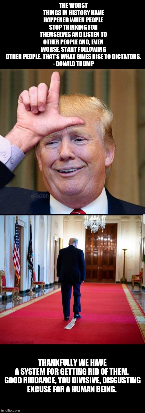 *CELEBRATES* | image tagged in donald trump,sore loser,democracy,election 2020,republicans | made w/ Imgflip meme maker
