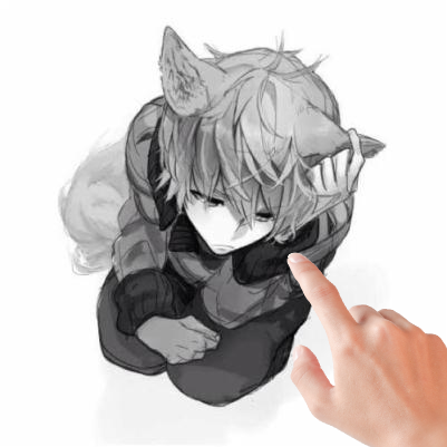 BAD CATBOY Blank Meme Template