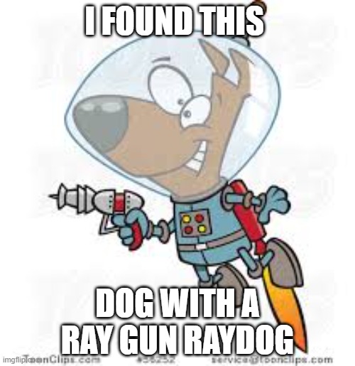 @raydog | I FOUND THIS; DOG WITH A RAY GUN RAYDOG | image tagged in top gun,raydog | made w/ Imgflip meme maker