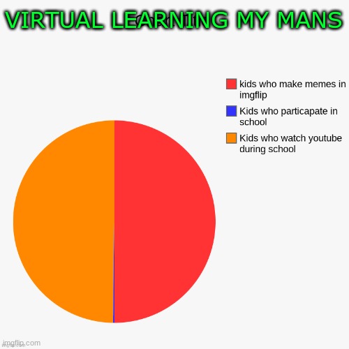 Yes | VIRTUAL LEARNING MY MANS | image tagged in virtual,learning,school,middle school | made w/ Imgflip meme maker