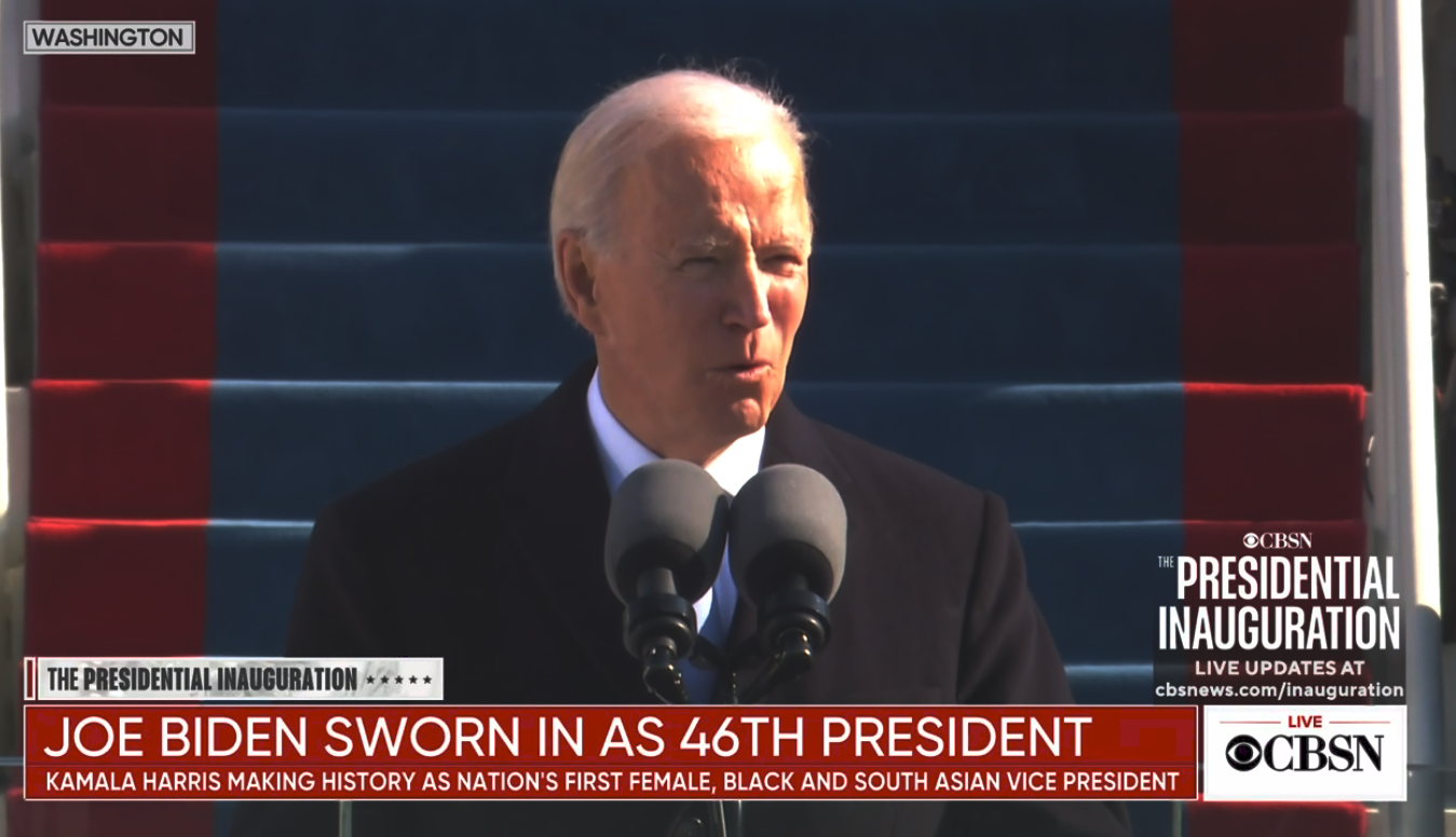 Joe Biden Inauguration Blank Meme Template