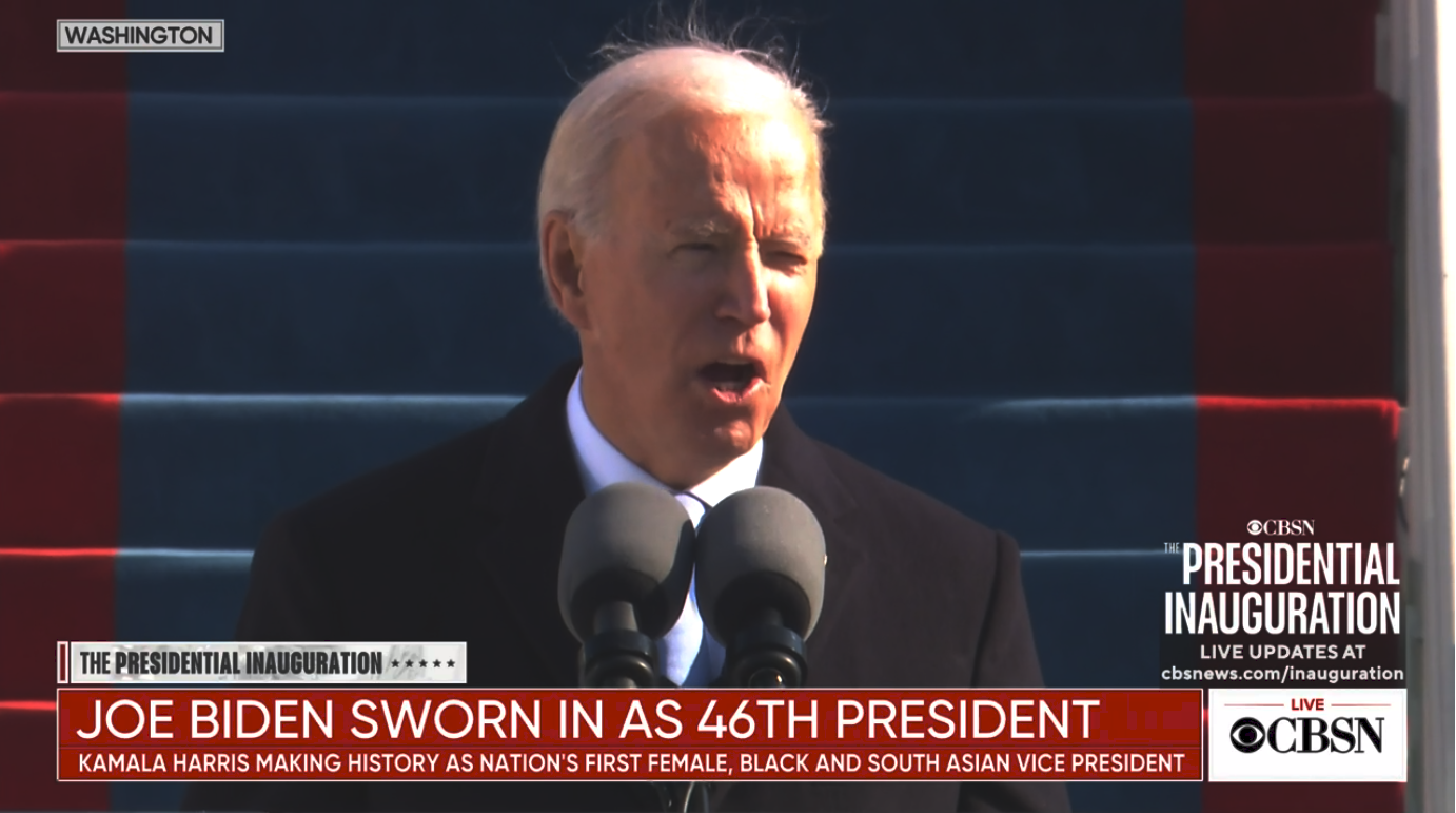 Joe Biden Inauguration Blank Meme Template