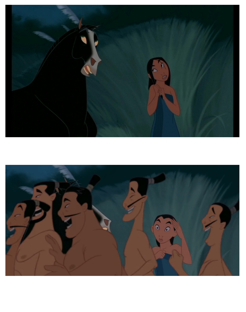 Mulan Surprised Blank Meme Template