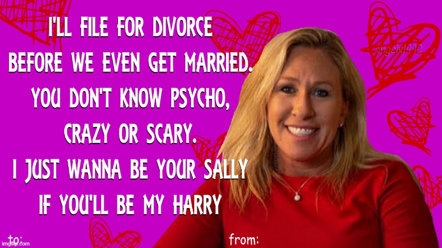 image tagged in valentine's day,valentines,cards,married,psycho,crazy girlfriend | made w/ Imgflip meme maker
