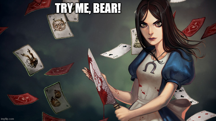 TRY ME, BEAR! | made w/ Imgflip meme maker