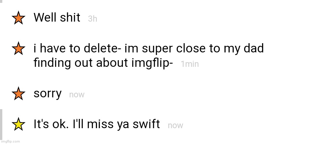 From swift | made w/ Imgflip meme maker