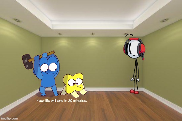 Me playing with Transparent images like : | image tagged in empty room | made w/ Imgflip meme maker