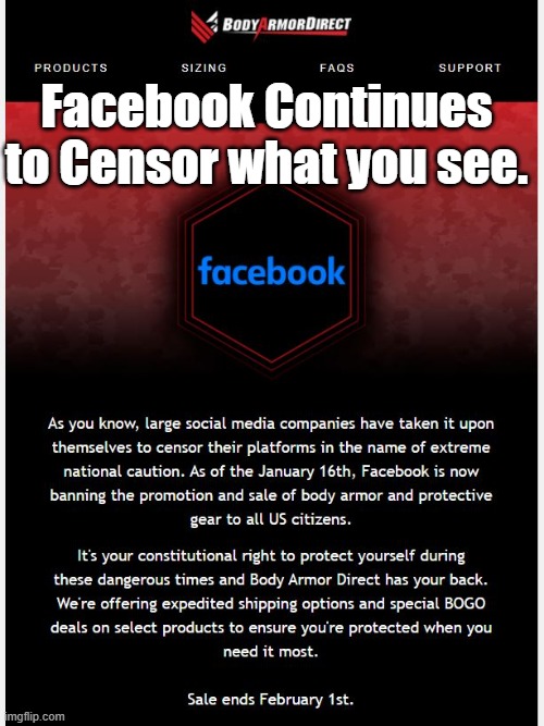 political | Facebook Continues to Censor what you see. | image tagged in political correctness | made w/ Imgflip meme maker