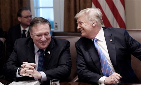 Trump & Pompeo Laughing Blank Meme Template