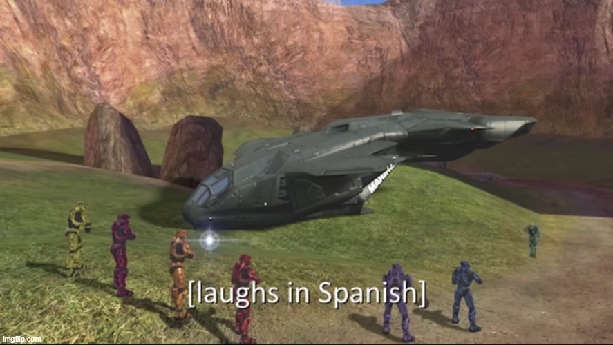 Laughs in spanish | image tagged in laughs in spanish | made w/ Imgflip meme maker