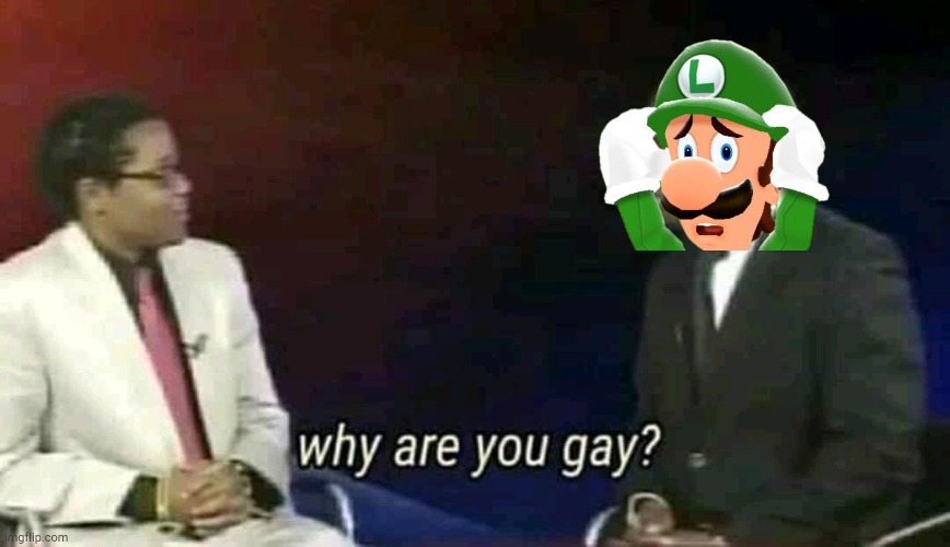 Why are you gay? | image tagged in why are you gay | made w/ Imgflip meme maker