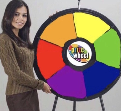 Six parts wheel Blank Meme Template