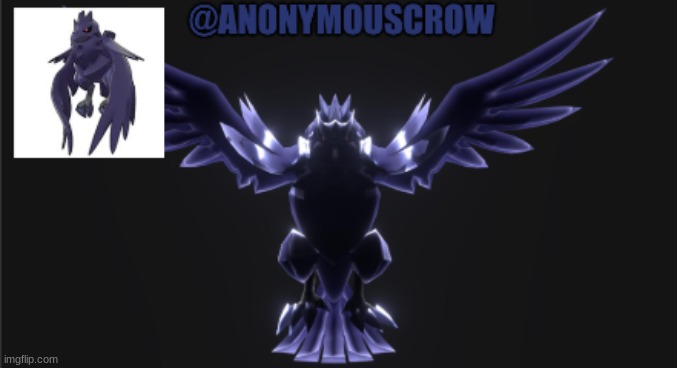 corviknight announcement | image tagged in corviknight announcement | made w/ Imgflip meme maker