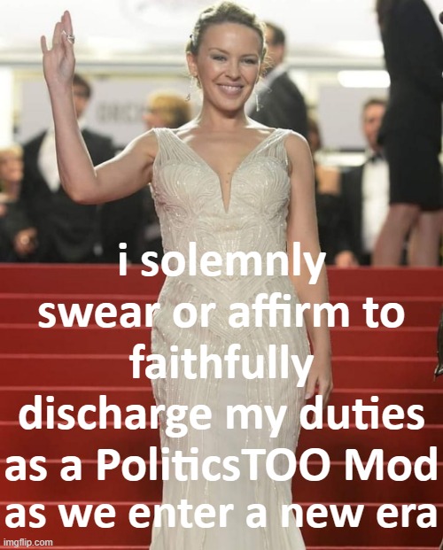 What will PoliticsTOO look like in the post-Trump era? Dunno! We'll see! | i solemnly swear or affirm to faithfully discharge my duties as a PoliticsTOO Mod; as we enter a new era | image tagged in kylie hand,inauguration,inauguration day,meme stream,imgflip mods,meanwhile on imgflip | made w/ Imgflip meme maker
