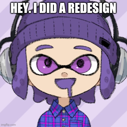 HEY. I DID A REDESIGN | image tagged in bryce | made w/ Imgflip meme maker