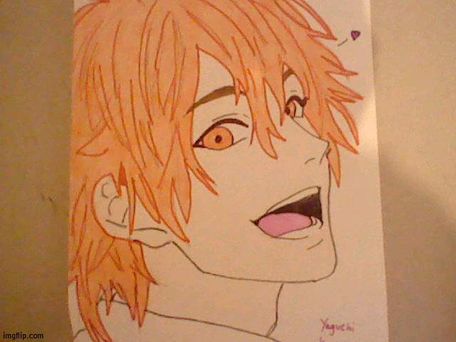 Yaguchi Kyousuke drawing | made w/ Imgflip meme maker