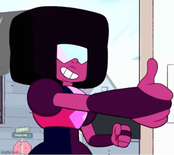 Garnet thumbs up | image tagged in garnet thumbs up | made w/ Imgflip meme maker