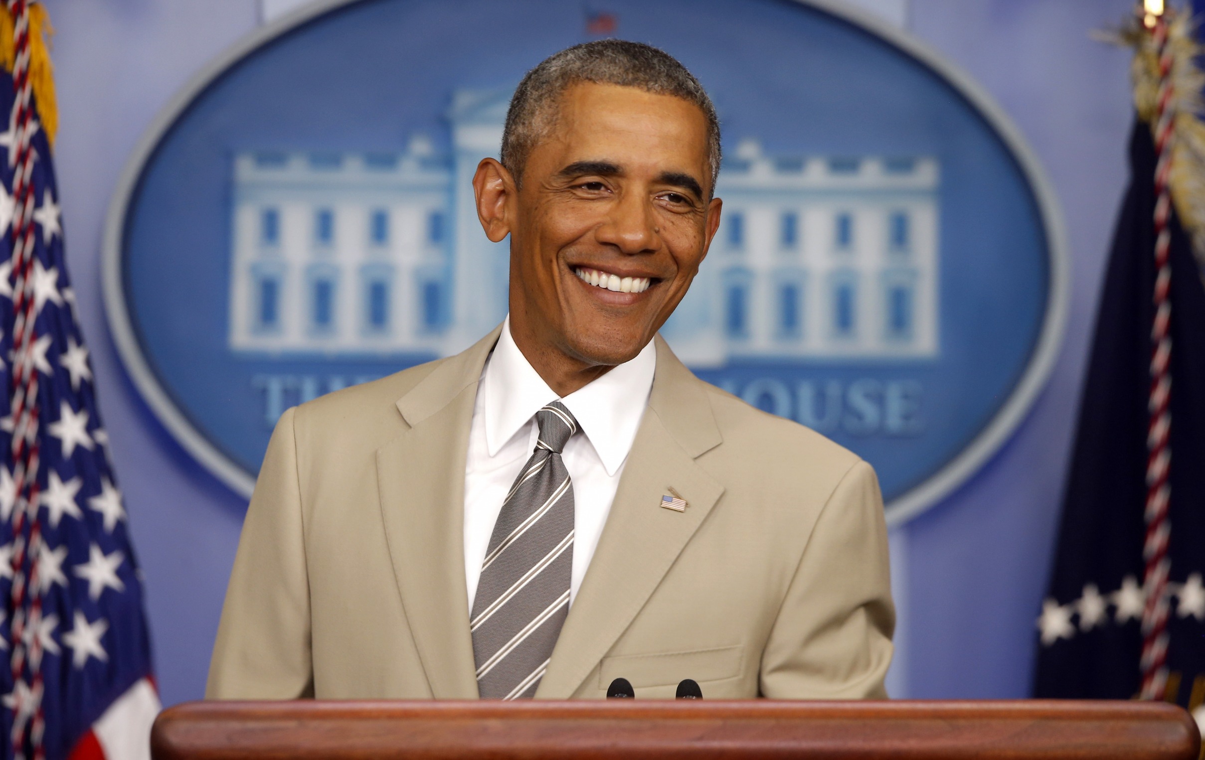 Obama Tan Suit Blank Meme Template