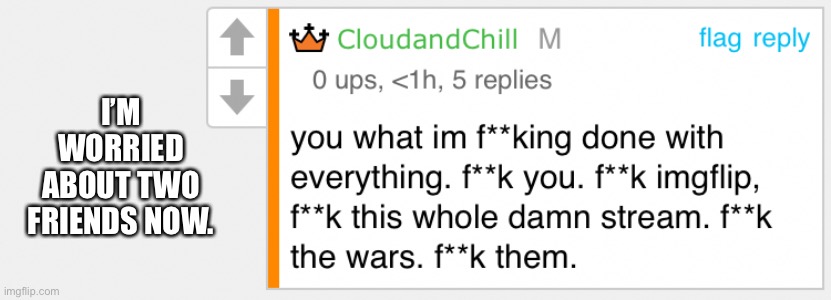First Zack and now Cloud :’( | I’M WORRIED ABOUT TWO FRIENDS NOW. | made w/ Imgflip meme maker