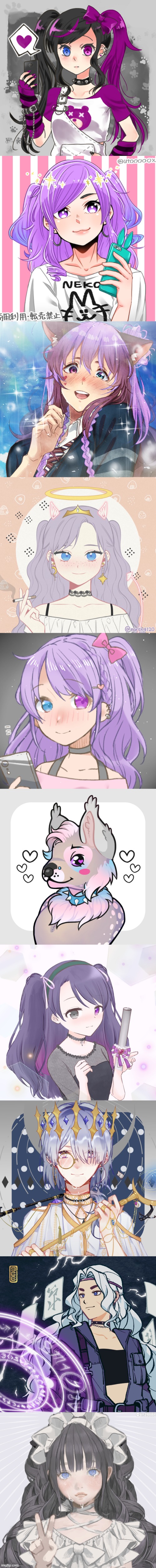 me got bored and made these picrews i dont have any links ;-; sowwy | made w/ Imgflip meme maker