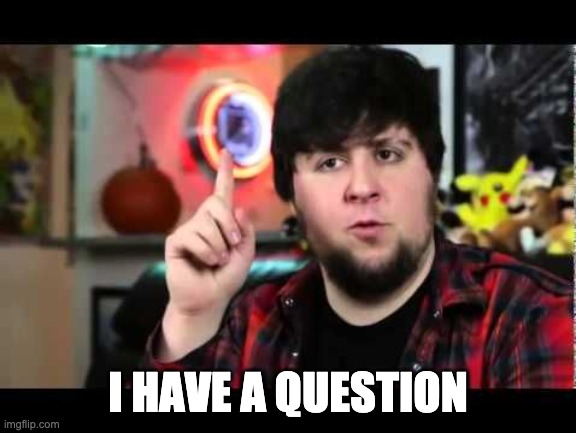 JonTron I have several questions | I HAVE A QUESTION | image tagged in jontron i have several questions | made w/ Imgflip meme maker