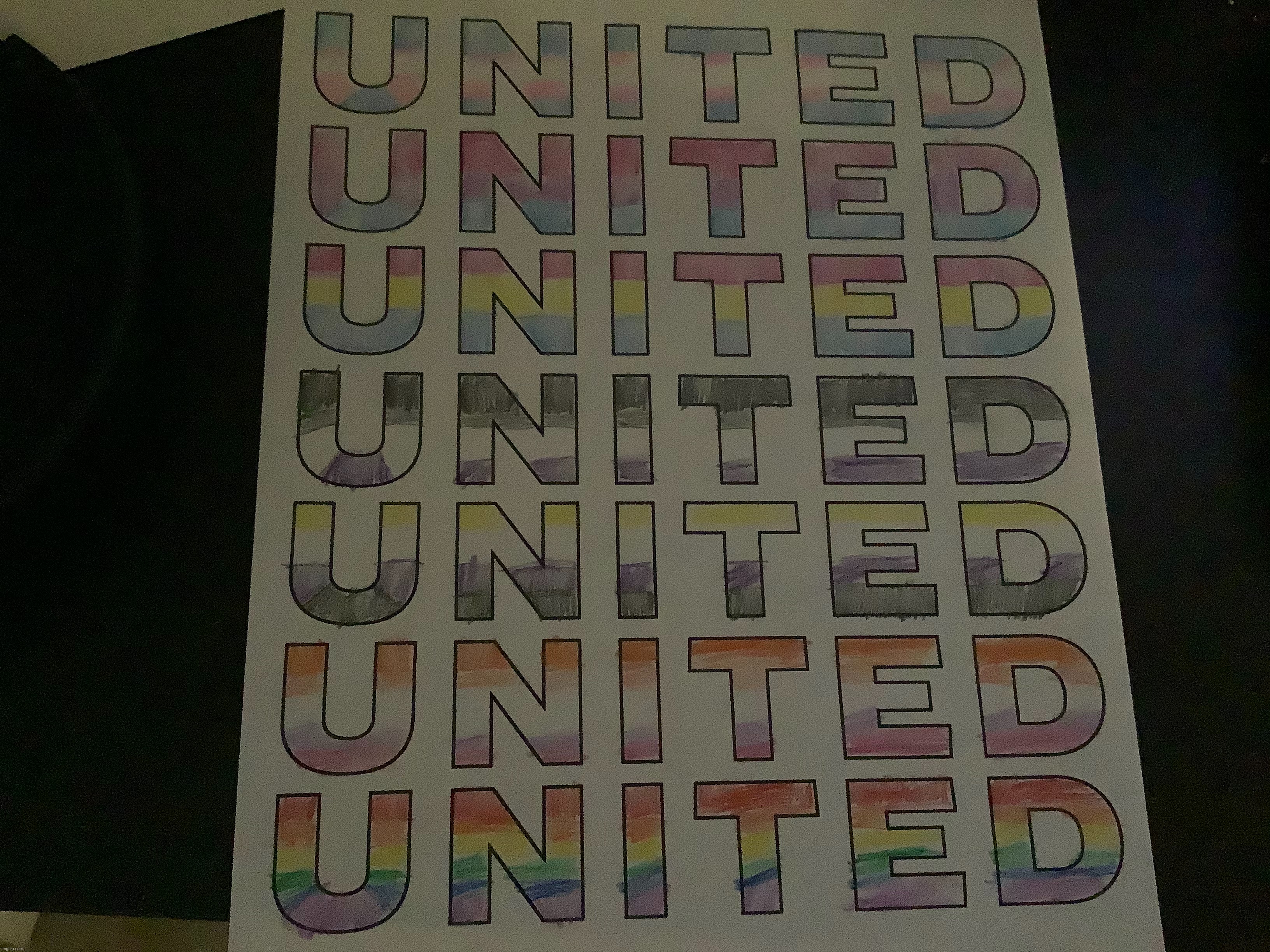 I colored this in a day before the inauguration, please don’t get political in the comments | made w/ Imgflip meme maker