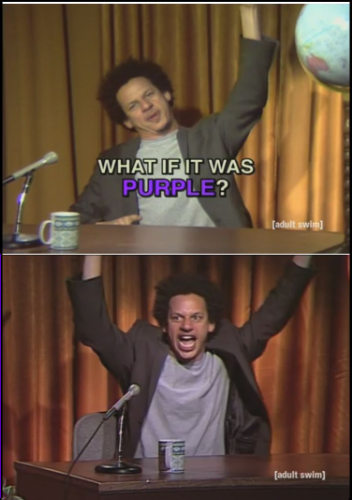 Purple Blank Meme Template