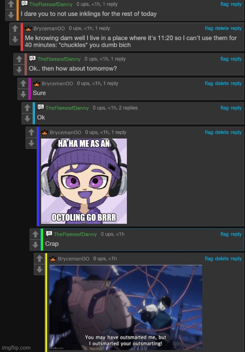 Ha ha me as an Octoling go brr | made w/ Imgflip meme maker