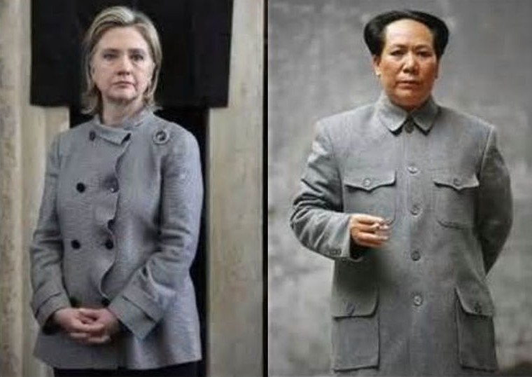 Hillary Clinton Chaiman Mao Zedong Blank Meme Template