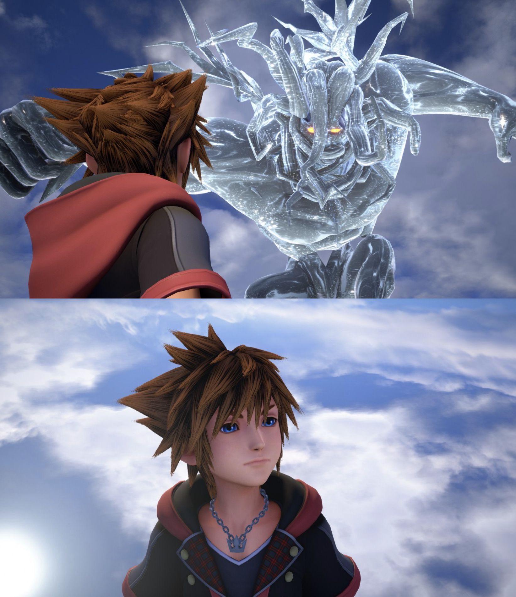 High Quality Sora's not in the mood Blank Meme Template