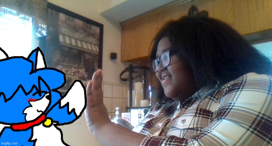 Cloud high-fiving Cloud | image tagged in cloud high-fiving cloud | made w/ Imgflip meme maker