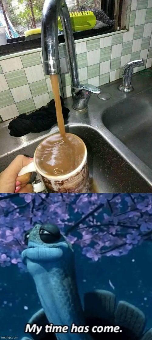 A coffee faucet... | made w/ Imgflip meme maker