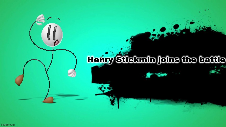 Henry Stickmin is here! | Henry Stickmin joins the battle | image tagged in everyone joins the battle | made w/ Imgflip meme maker