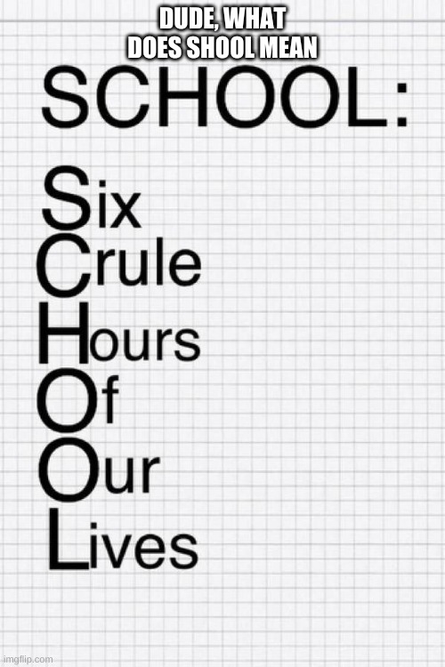 School Imgflip