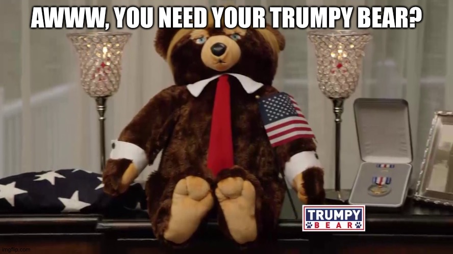 Trumpy Bears | AWWW, YOU NEED YOUR TRUMPY BEAR? | image tagged in trumpy bears | made w/ Imgflip meme maker
