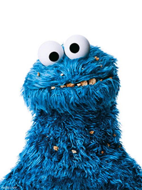 image tagged in cookie monster | made w/ Imgflip meme maker