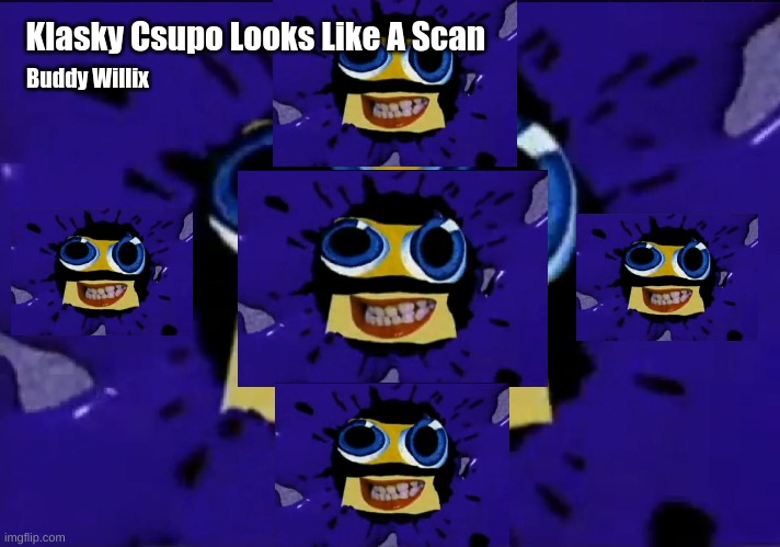 High Quality Klasky Csupo Shuric Scan Blank Meme Template