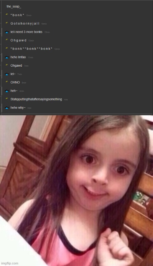 lmfaooooooooooooooooooooo- | image tagged in little girl oops face | made w/ Imgflip meme maker