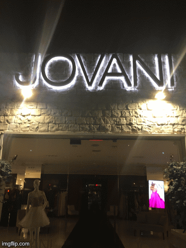 The Temple of Jovani | image tagged in gifs,fashion,window design,jovani,sacred ground,brian einersen | made w/ Imgflip images-to-gif maker