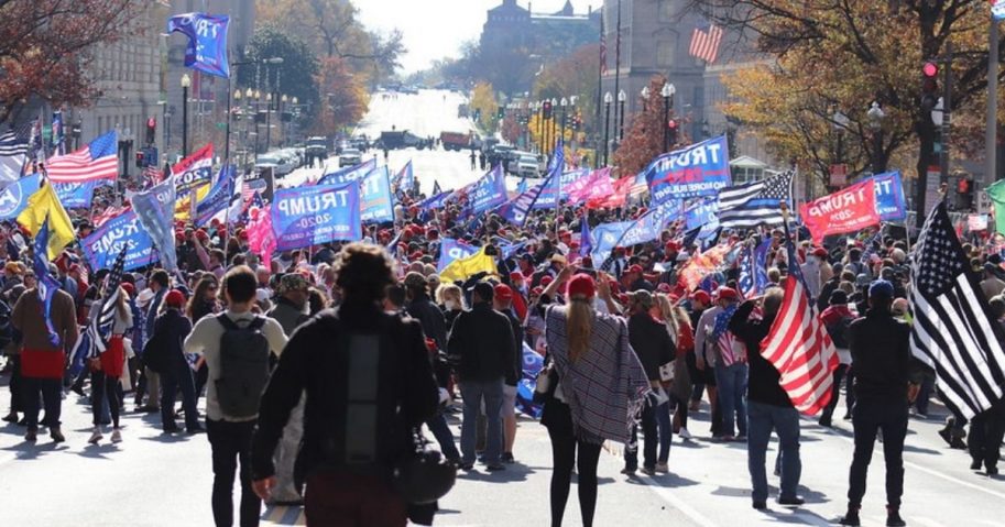 Million MAGA march Blank Meme Template