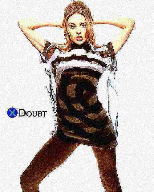 Kylie X doubt 20 deep-fried 2 Blank Meme Template