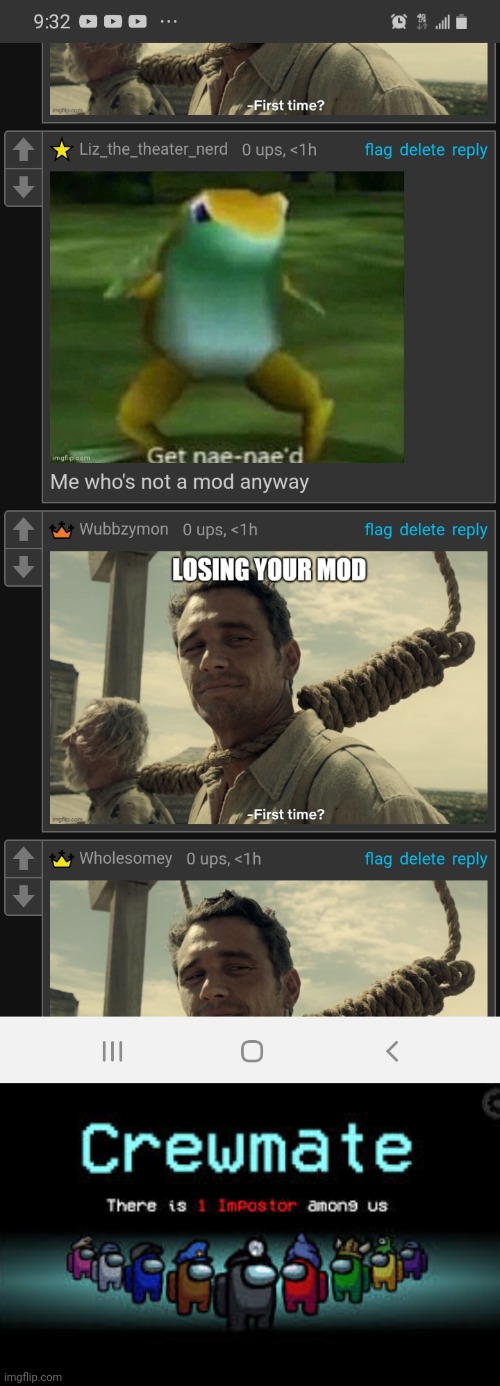 image tagged in there is 1 imposter among us | made w/ Imgflip meme maker