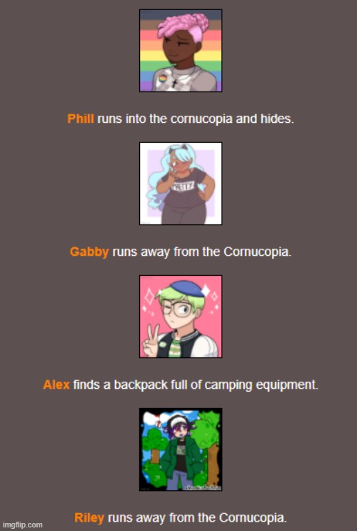 Bloodbath (4) | image tagged in hunger games | made w/ Imgflip meme maker
